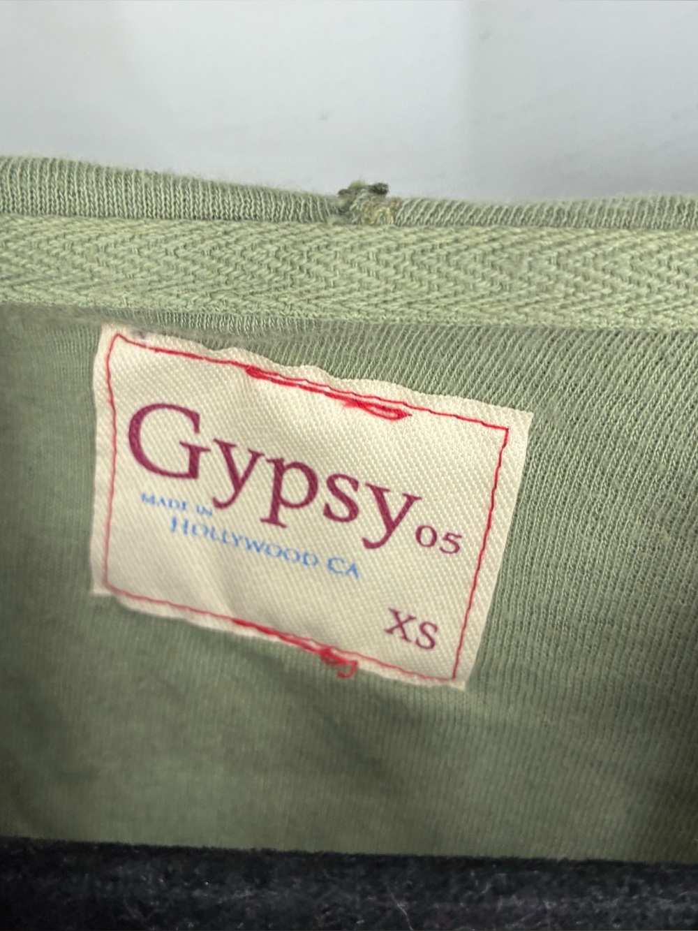 Gypsy 05 Small Hoodie Sweatpants Set Outfit Green Sweatshirt Boho Bohemian Chic - Picture 5 of 8